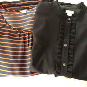 LOT - J. Crew Factory blouses (2)